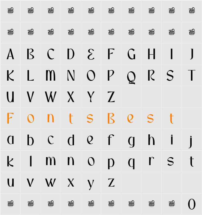 ORSATTA Trial Character Map