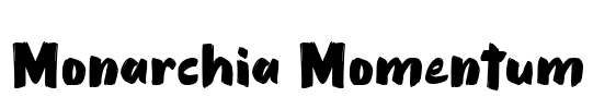 Monarchia Momentum Font Image