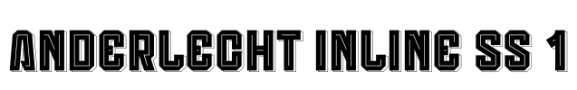 Anderlecht Inline SS 1 Font Image