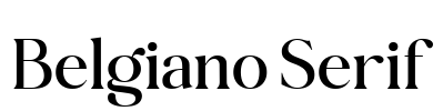 Belgiano Serif Font Image