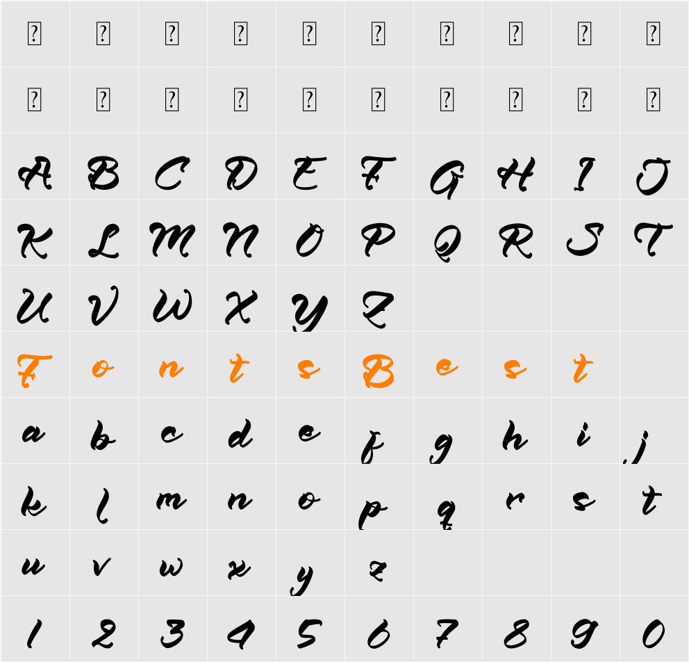 Rokinrolly Qilantesa Character Map