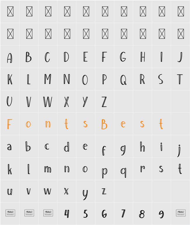 Perfect Christmas Character Map