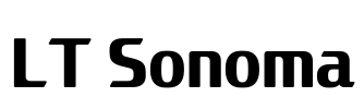 LT Sonoma Font Image