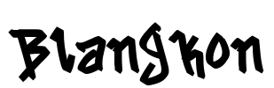Blangkon Font Image