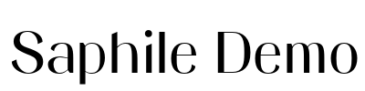 Saphile Demo Font Image