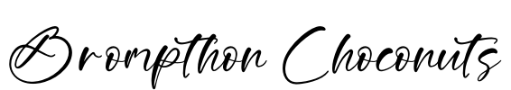 Brompthon Choconuts Font Image