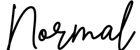 Normal Font Image