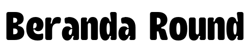 Beranda Round Font Image