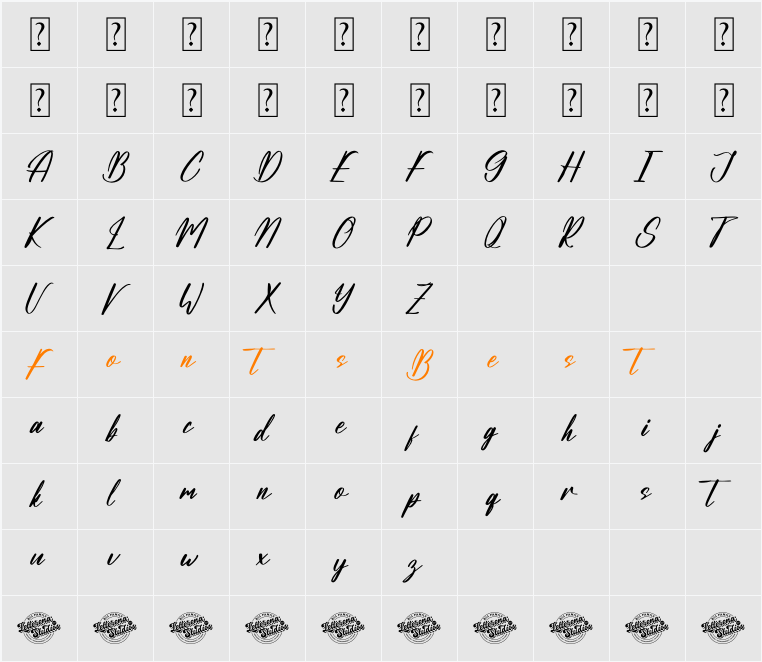 Sylento Mystic DEMO VERSION Character Map