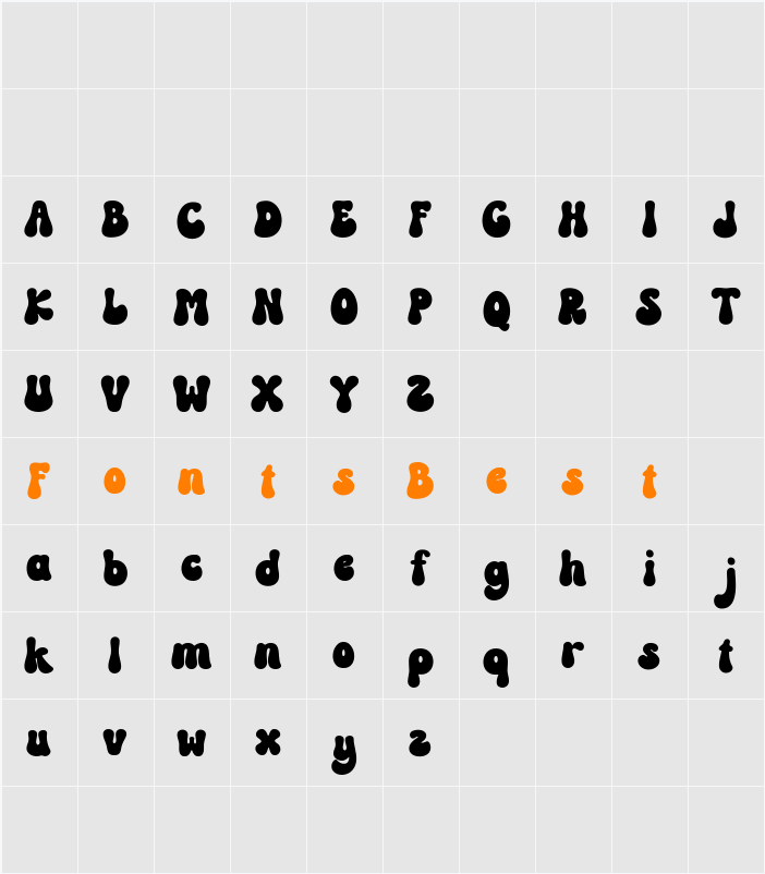MONLEY Character Map