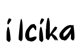 i Icika Font Image
