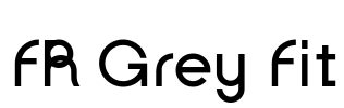 FR Grey Fit Font Image