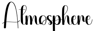 Atmosphere Font Image