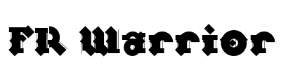 FR Warrior Font Image