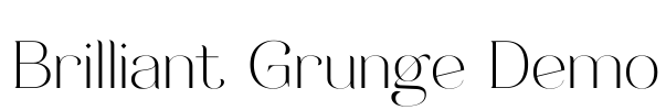 Brilliant Grunge Demo Font Image