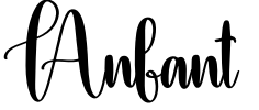 Anfant Font Image