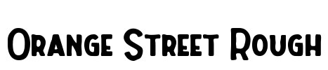 Orange Street Rough Font Image
