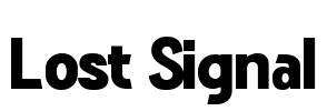 Lost Signal Font Image