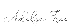 Adelya Free Font Image