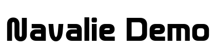 Navalie Demo Font Image