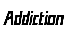 Addiction Font Image