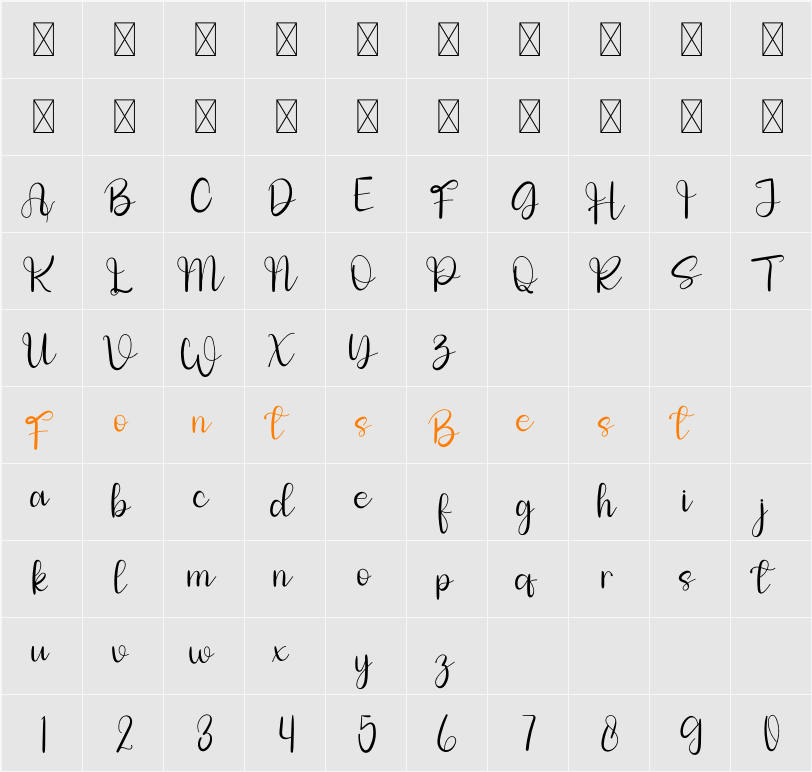 Asyifa Character Map