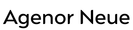 Agenor Neue Font Image