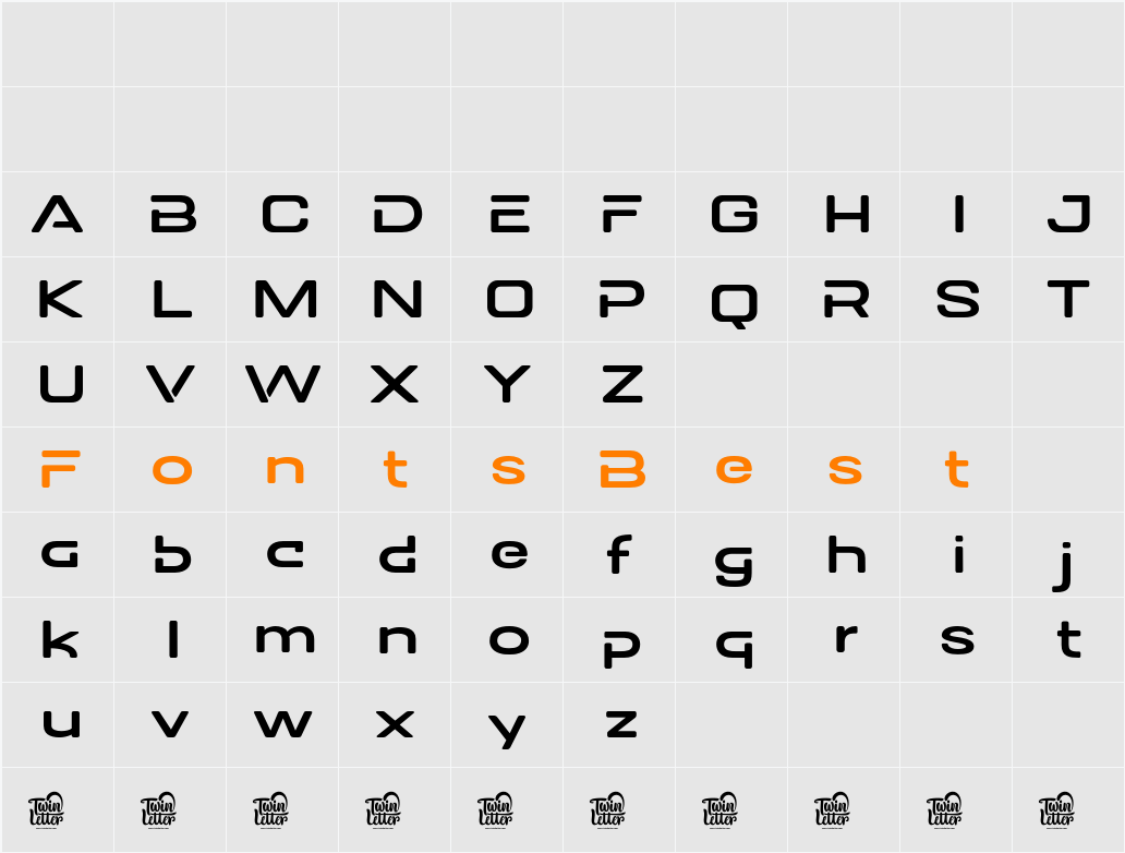 DOVENS Light Character Map