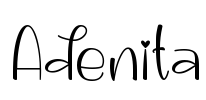 Adenita Font Image
