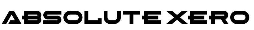 Absolute Xero Font Image
