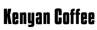 Kenyan Coffee Font Image