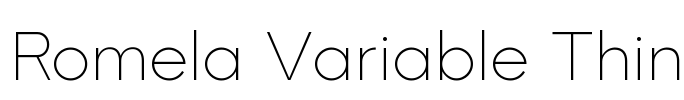 Romela Variable Thin