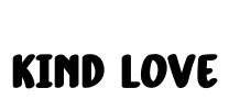Kind Love Font Image