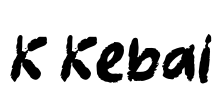K Kebal Font Image