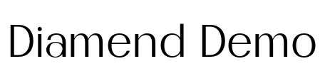 Diamend Demo Font Image