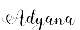 Adyana Font Image