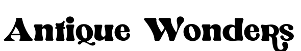Antique Wonders Font Image