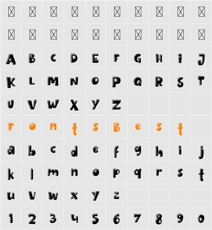 Opal Orbit Light Character Map