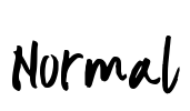Normal Font Image