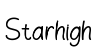 Starhigh Font Image