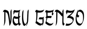 Nau Genzo Font Image