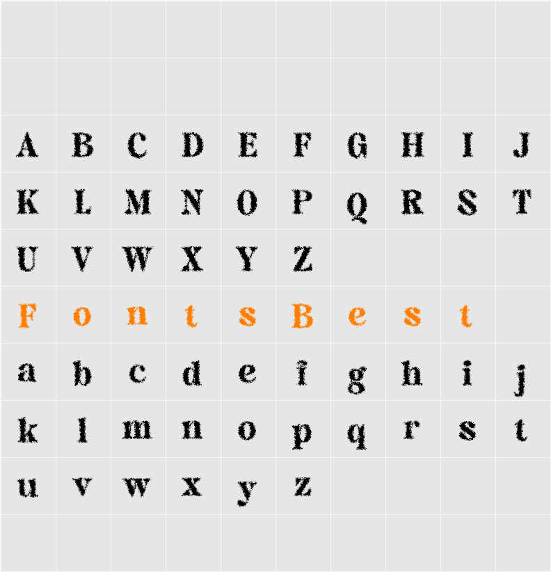 Castio Unfocus Demo Character Map