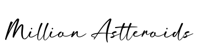 Million Astteroids Font Image