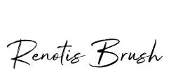 Renotis Brush Font Image