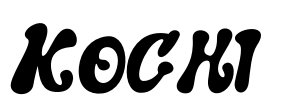 KOCHI Font Image
