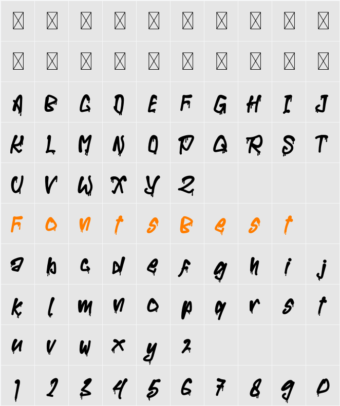 ENTERWISE Demo Character Map