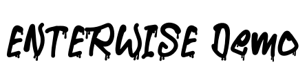 ENTERWISE Demo Font Image