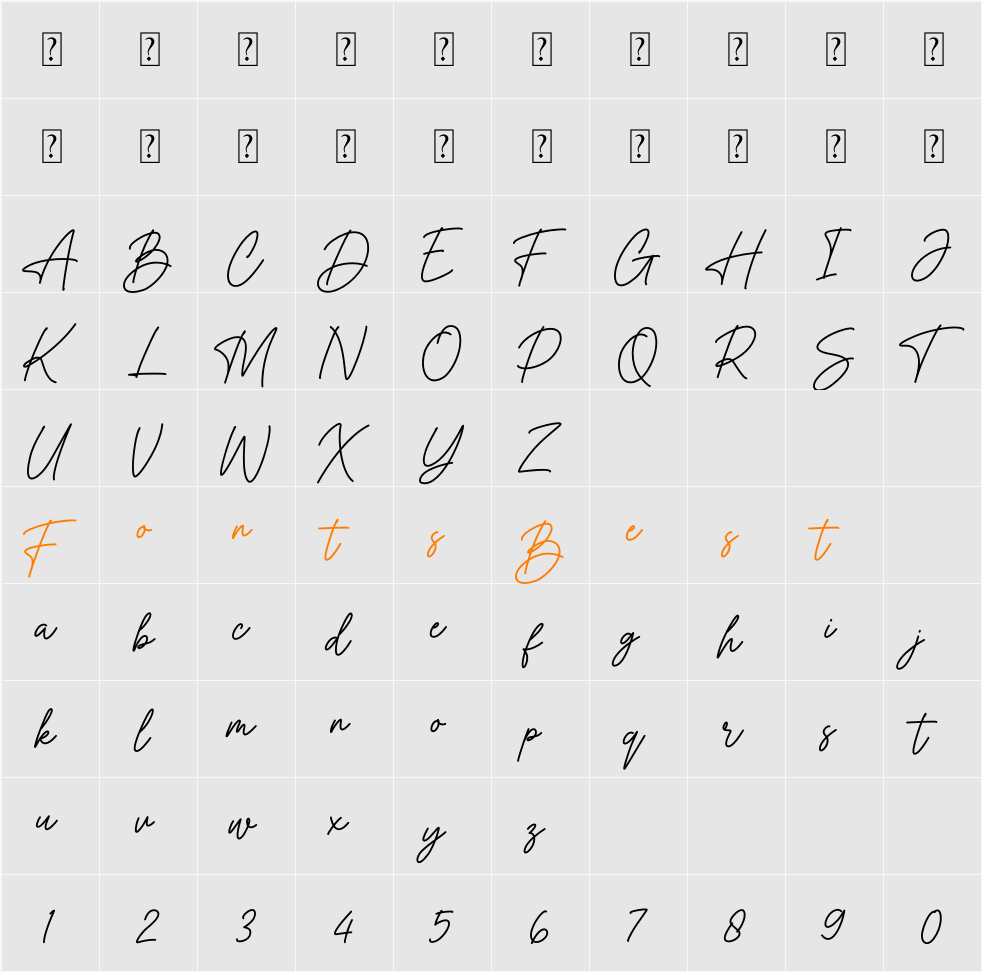 The Chairman Character Map