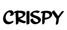 CRISPY Font Image