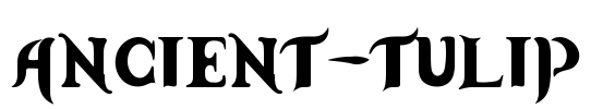 Ancient-Tulip Font Image